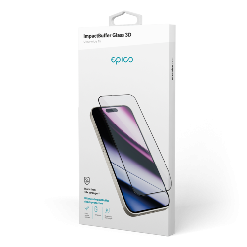 Epico ImpactBuffer Glass 3D for iPhone 16 Pro Max