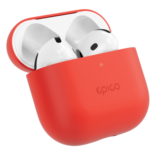 Epico Silicone Cover for Airpods 4 - Red