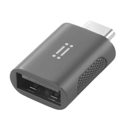 C&C USB-C to USB-A Portable Adapter - Space Grey