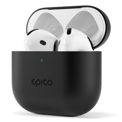 Epico Silicone Cover for Airpods 4 - Black