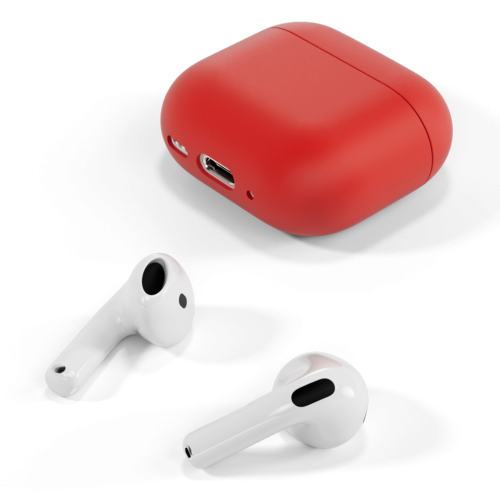 Epico Silicone Cover for Airpods 4 - Red