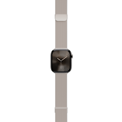 Epico Milanese+ Strap for Apple Watch (44-46 mm) - Starlight