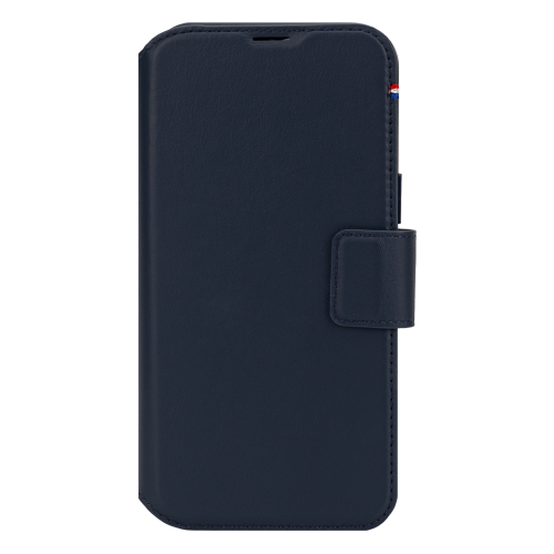 DECODED Leather Wallet Case for iPhone 16 Pro - Navy